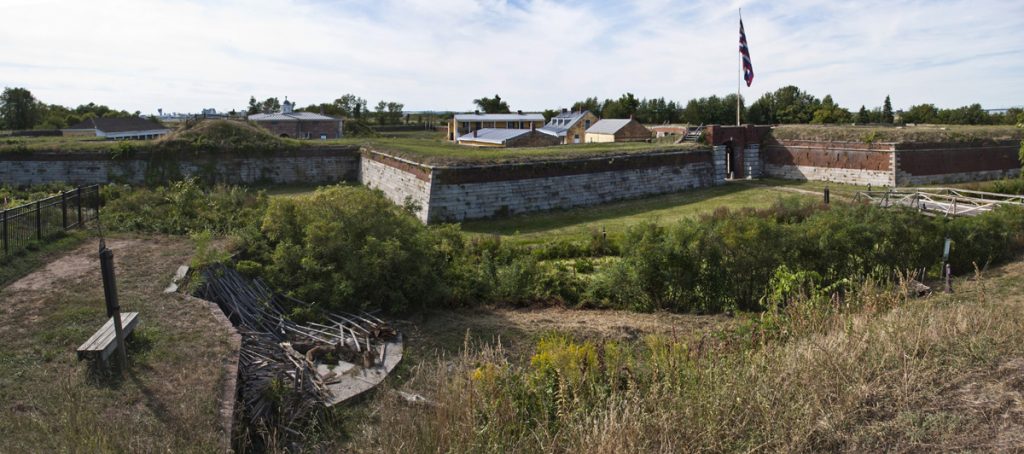 Ramparts of Fort Mifflin near Philadelphia